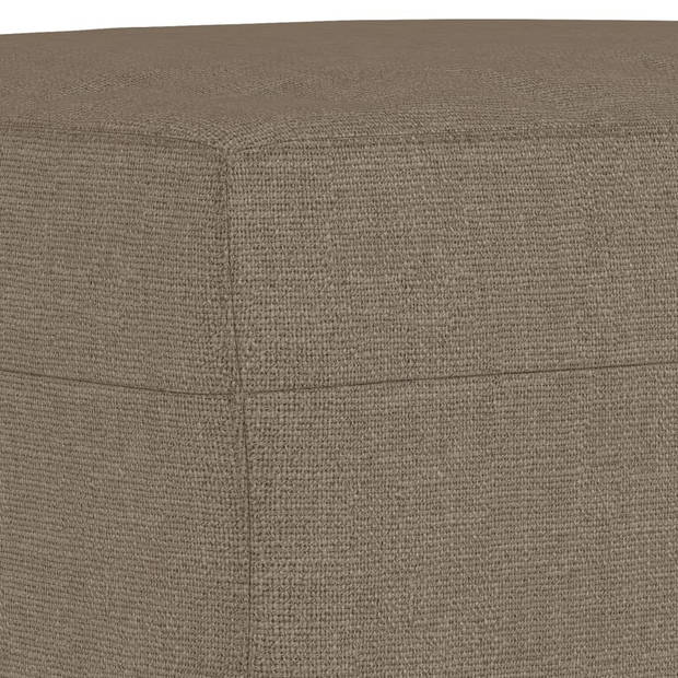 vidaXL Bankje 100x35x41 cm stof taupe