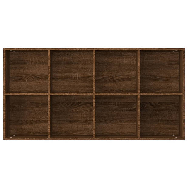 The Living Store Boekenkast Classic - Bruineiken - 66x30x130 cm