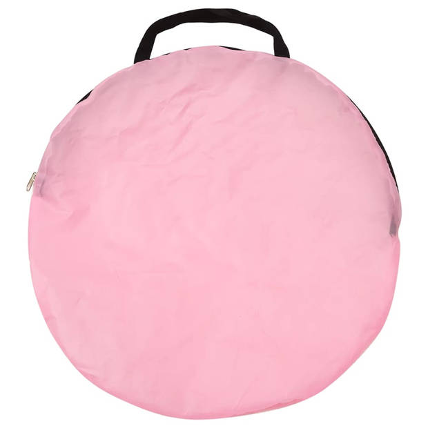 vidaXL Kinderspeeltent 100x100x127 cm roze