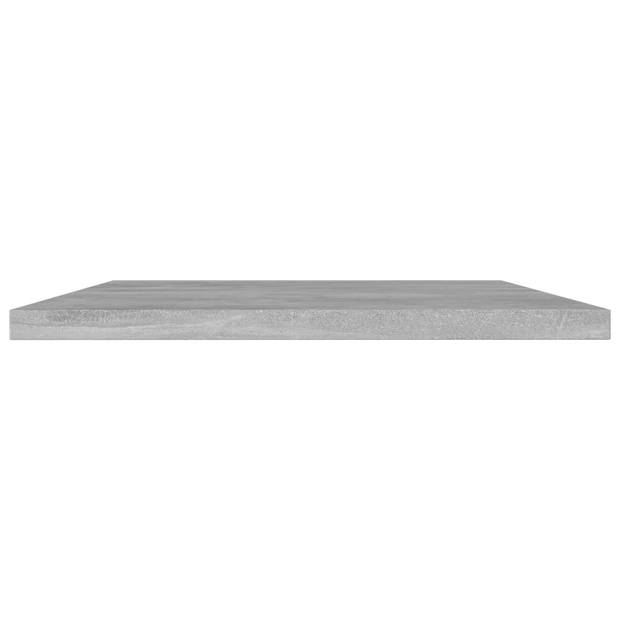 vidaXL Wandschappen 4 st 60x40x1,5 cm bewerkt hout betongrijs