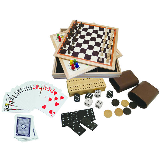 Clown Games 9-In-1 Game Wood