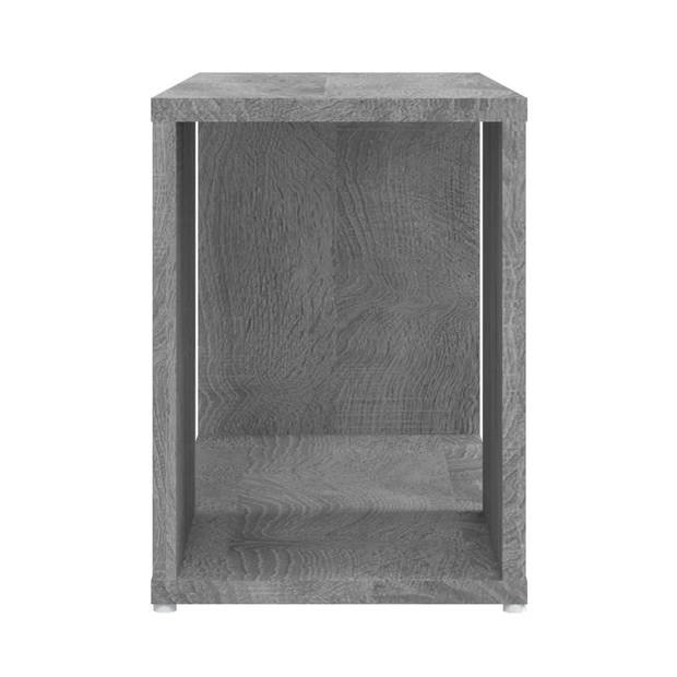 vidaXL Tv-meubel 60x24x32 cm bewerkt hout grijs sonoma eikenkleurig