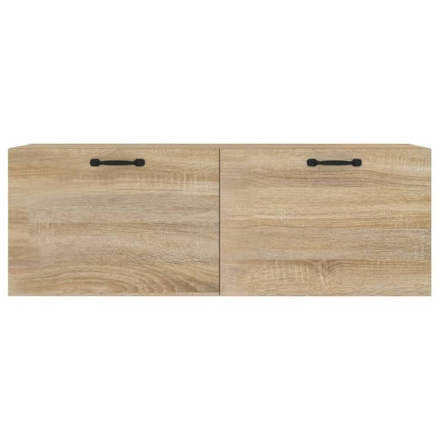 vidaXL Wandkast 100x36,5x35 cm bewerkt hout sonoma eikenkleurig