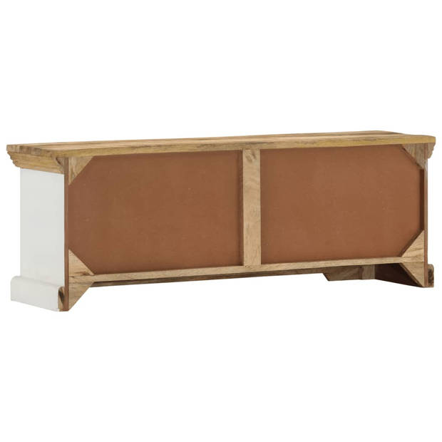 vidaXL Tv-meubel 110x30x40 cm massief mangohout