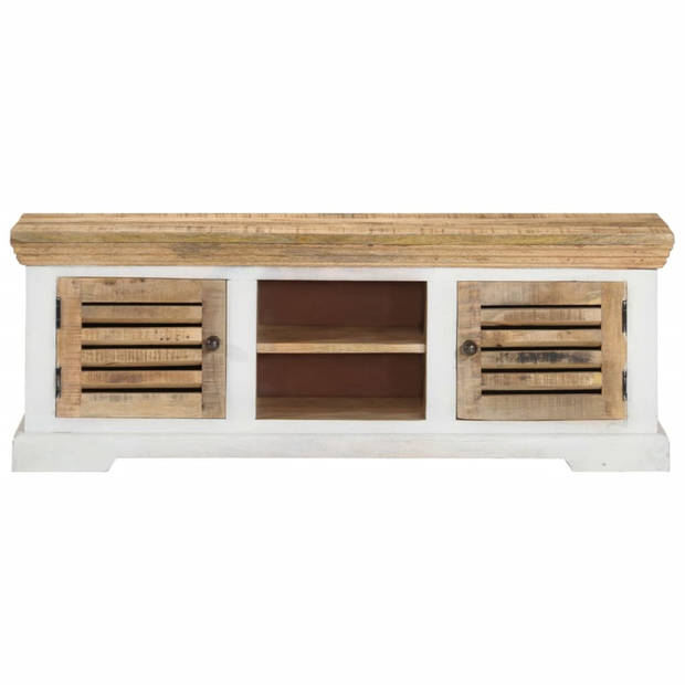 vidaXL Tv-meubel 110x30x40 cm massief mangohout