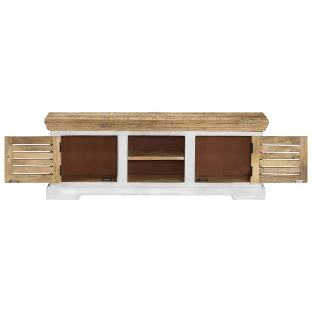 vidaXL Tv-meubel 110x30x40 cm massief mangohout