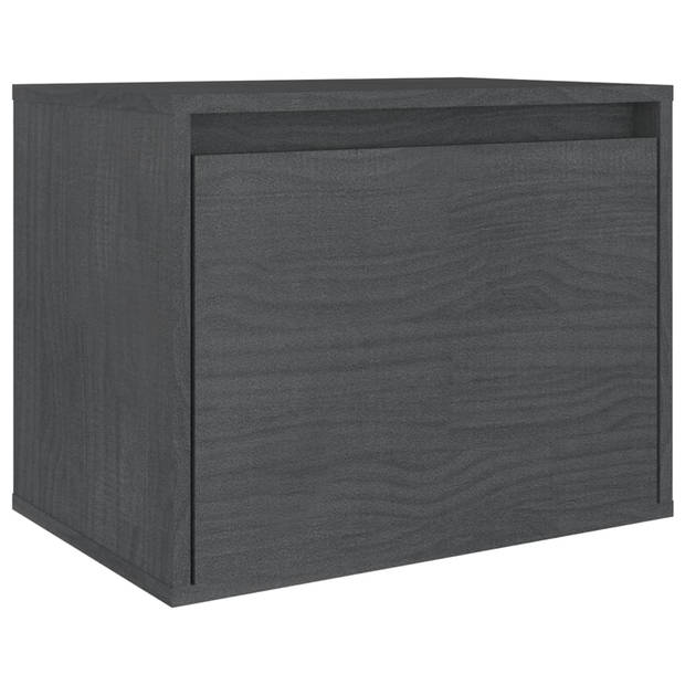 The Living Store TV-meubel Wandkast - 45 x 30 x 35 cm - massief grenenhout