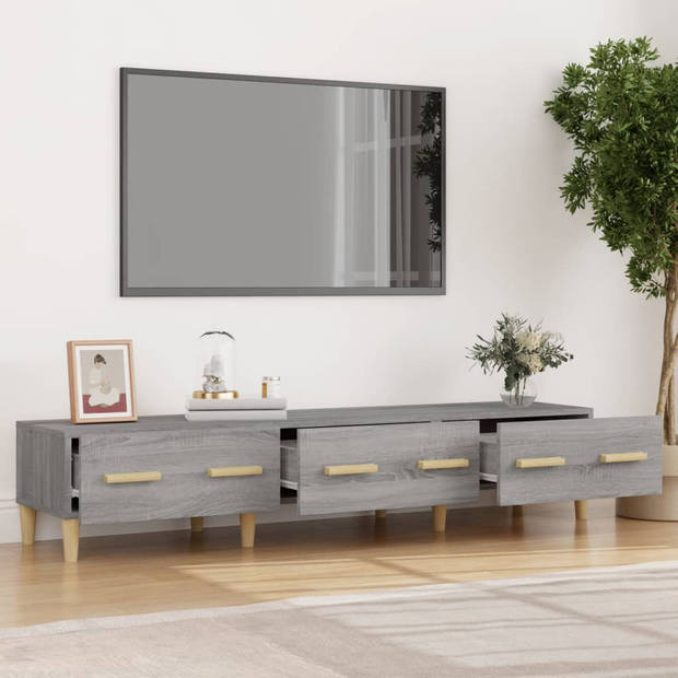 The Living Store TV Meubel - Sonoma Eiken - 150 x 34.5 x 30 cm - Modern en Stevig