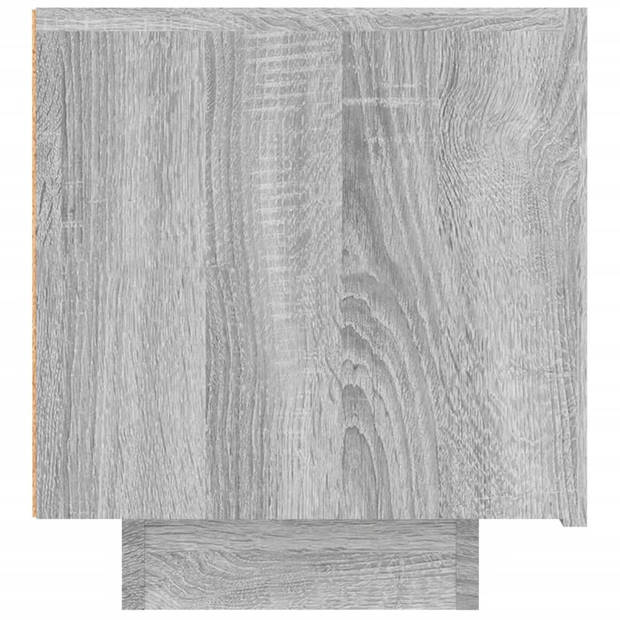 vidaXL Tv-meubel 100x35x40 cm bewerkt hout grijs sonoma eikenkleurig