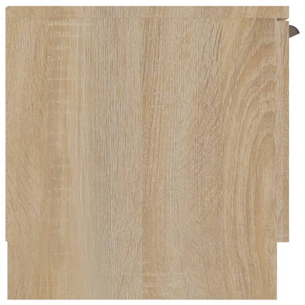 vidaXL Tv-meubel 102x35x36,5 cm bewerkt hout sonoma eikenkleurig