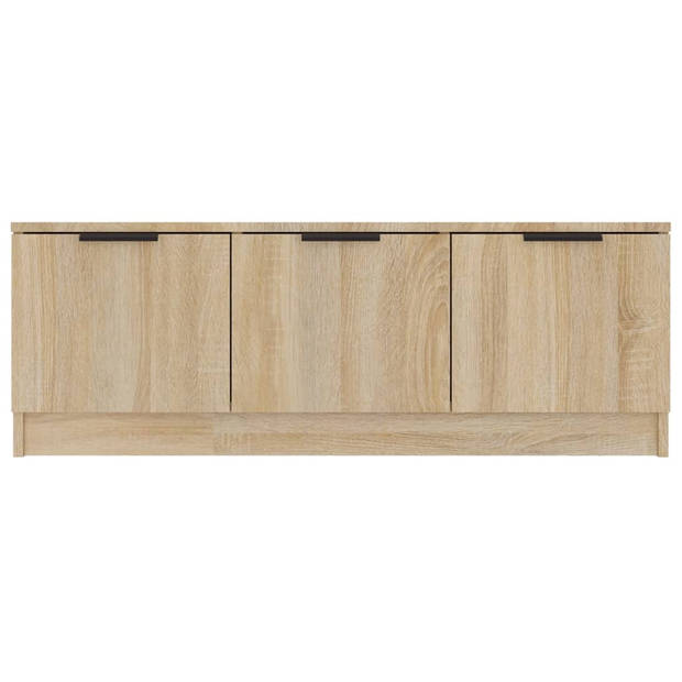 vidaXL Tv-meubel 102x35x36,5 cm bewerkt hout sonoma eikenkleurig