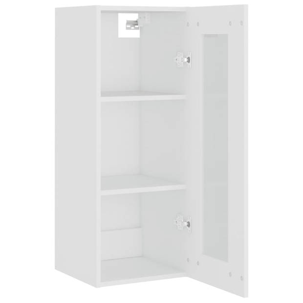 vidaXL Wandkast 34,5x34x90 cm wit