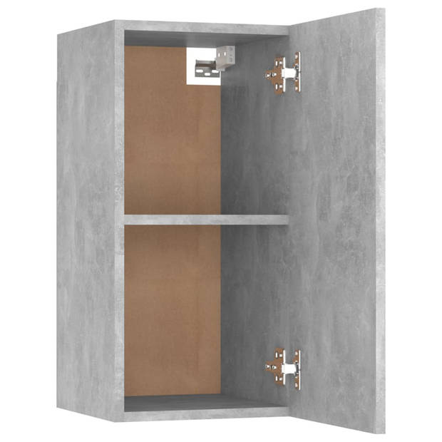 vidaXL Tv-meubelen 2 st 30,5x30x60 cm bewerkt hout betongrijs