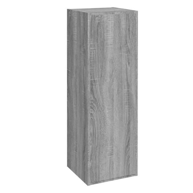 vidaXL Tv-meubel 30,5x30x90 cm bewerkt hout grijs sonoma eikenkleur