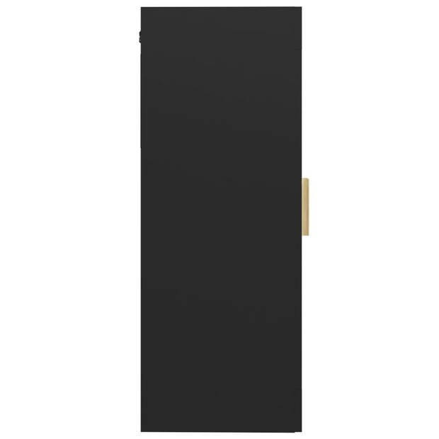 vidaXL Hangkast 69,5x34x90 cm zwart