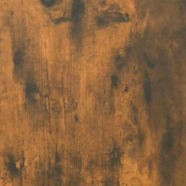 vidaXL Salontafel 68x50x38 cm bewerkt hout gerookt eikenkleurig