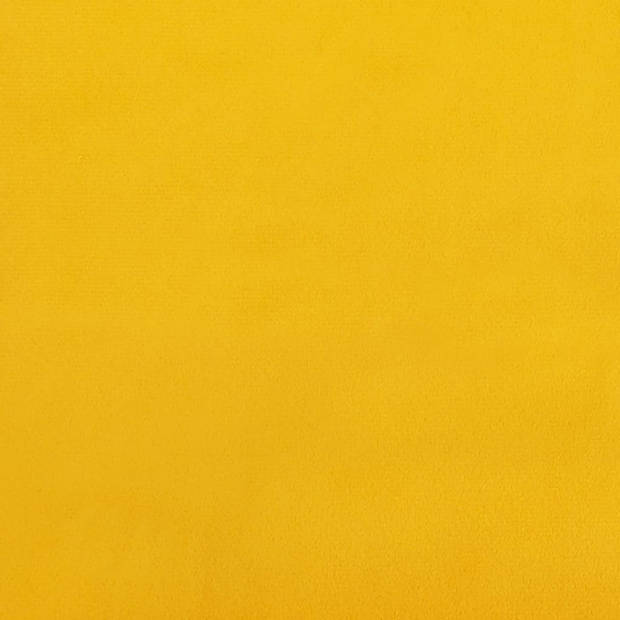 vidaXL Sierkussens 2 st 40x40 cm fluweel geel