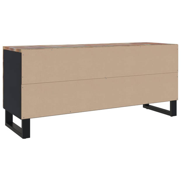 vidaXL Tv-meubel 105x33x46 cm massief teruggewonnen hout