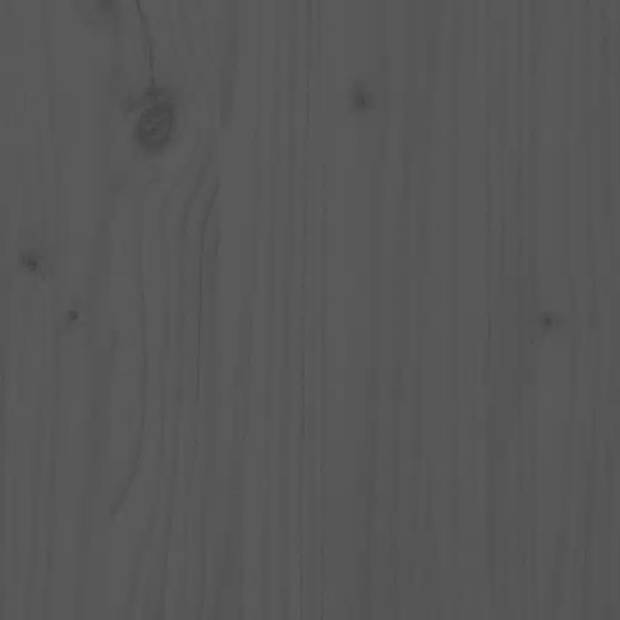 vidaXL Wandhoofdbord 108x3x90 cm massief grenenhout grijs