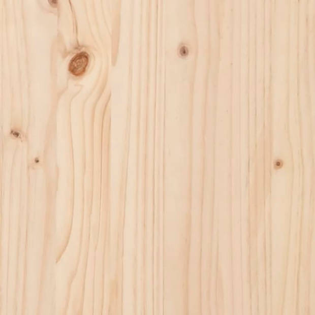 vidaXL Eettafel 110x55x75 cm massief grenenhout