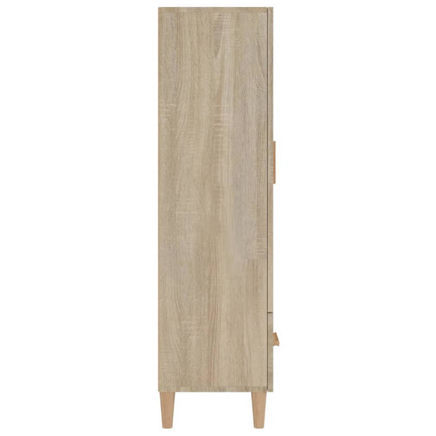 vidaXL Hoge kast 70x31x115 cm bewerkt hout sonoma eikenkleurig