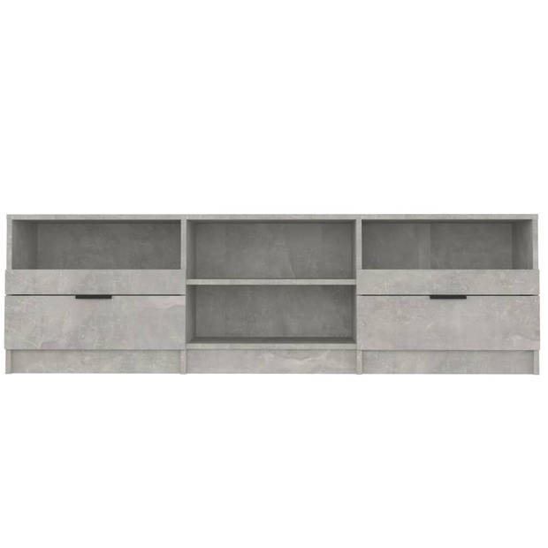 vidaXL Tv-meubel 150x33,5x45 cm bewerkt hout betongrijs