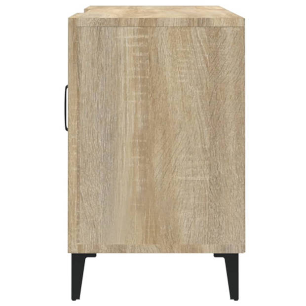 vidaXL Tv-meubel 150x30x50 cm bewerkt hout sonoma eikenkleurig