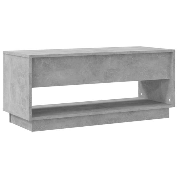 vidaXL Tv-meubel 102x41x44 cm bewerkt hout betongrijs