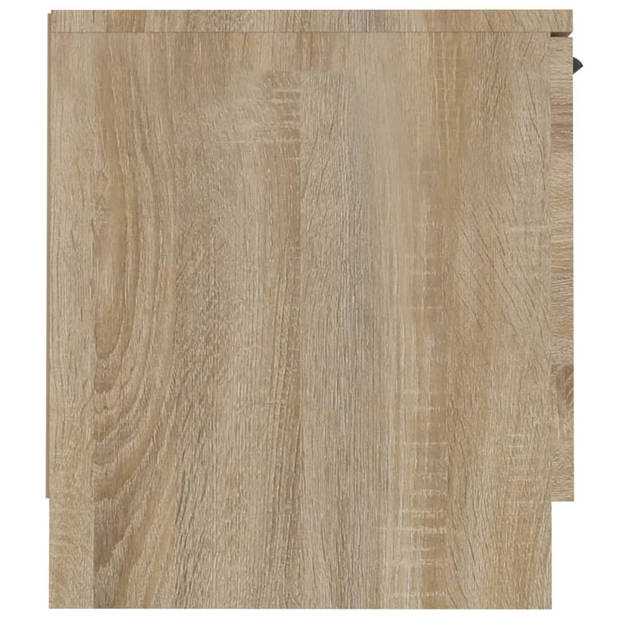 vidaXL Tv-meubel 140x35x40 cm bewerkt hout sonoma eikenkleurig