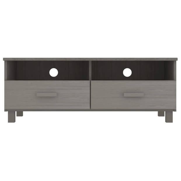 The Living Store HAMAR TV-kast - 106 x 40 x 40 cm - Lichtgrijs