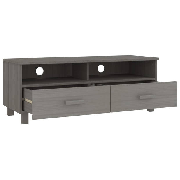 The Living Store HAMAR TV-kast - 106 x 40 x 40 cm - Lichtgrijs