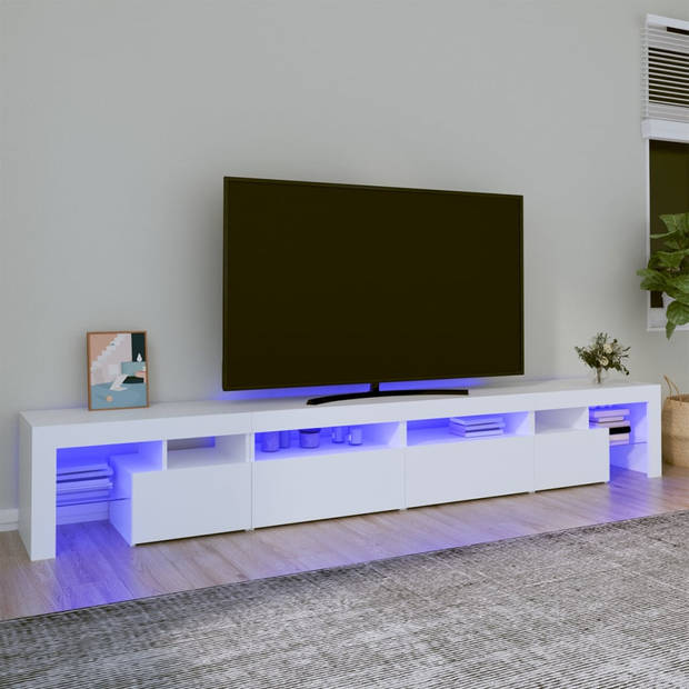 The Living Store Tv-meubel - 260 x 36.5 x 40 cm - RGB LED-verlichting