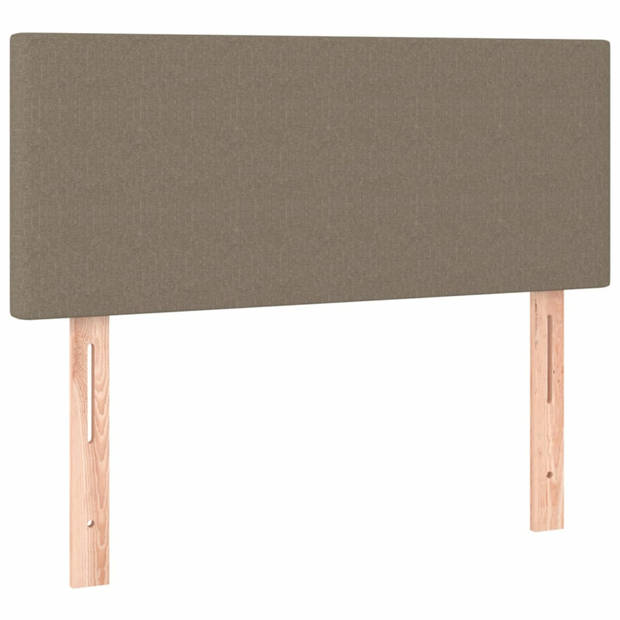 vidaXL Hoofdbord 80x5x78/88 cm stof taupe