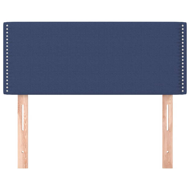 vidaXL Hoofdbord 80x5x78/88 cm stof blauw