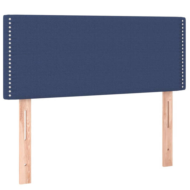 vidaXL Hoofdbord 90x5x78/88 cm stof blauw