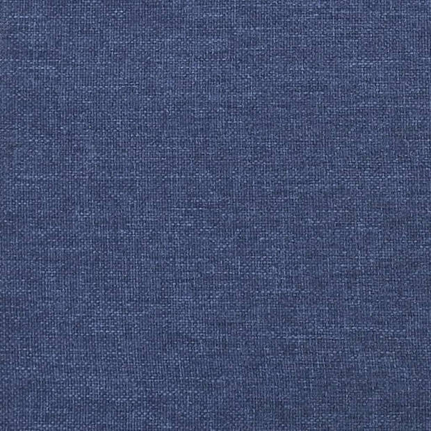 vidaXL Pocketveringmatras 90x200x20 cm stof blauw