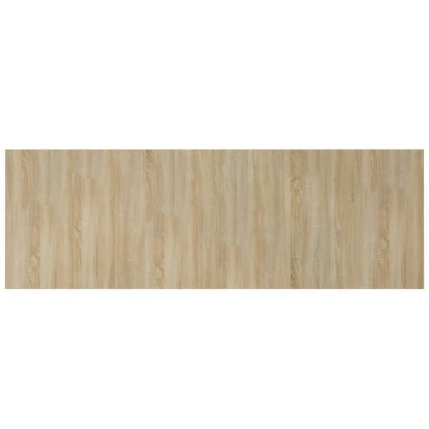 vidaXL Hoofdbord wandmodel 240x1,5x80 cm bewerkt hout sonoma eiken