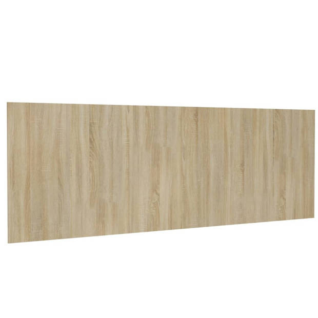 vidaXL Hoofdbord wandmodel 240x1,5x80 cm bewerkt hout sonoma eiken