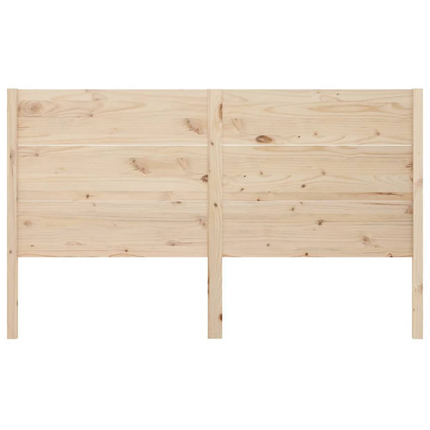 vidaXL Hoofdbord 156x4x100 cm massief grenenhout