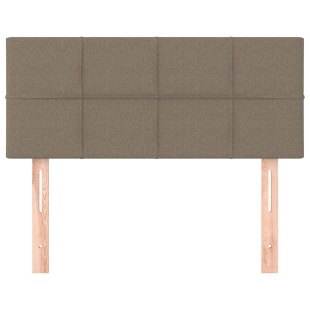 vidaXL Hoofdbord 80x5x78/88 cm stof taupe