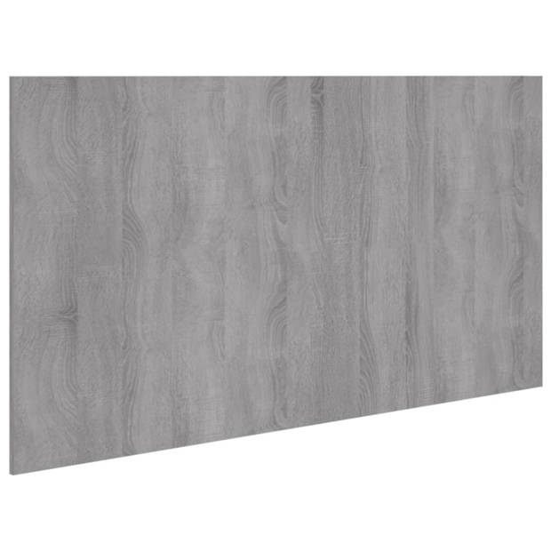 vidaXL Hoofdbord 160x1,5x80 cm bewerkt hout grijs sonoma eikenkleurig