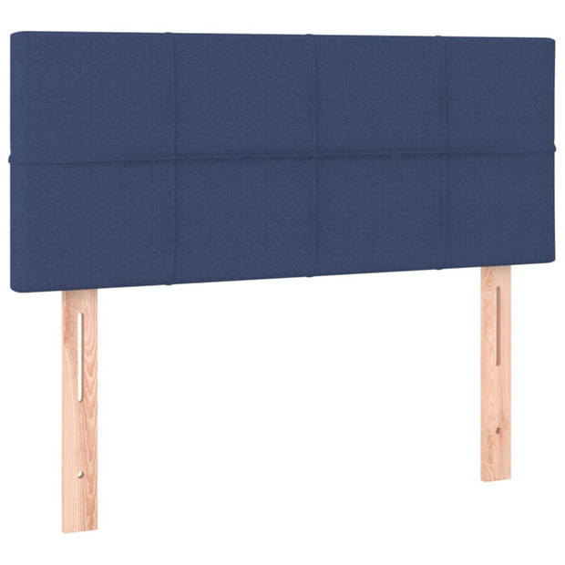 vidaXL Hoofdbord 80x5x78/88 cm stof blauw