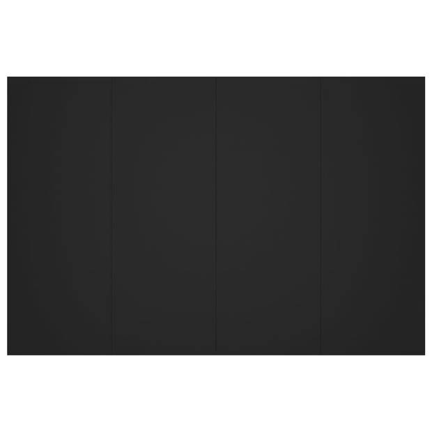 vidaXL Hoofdbord 120x1,5x80 cm bewerkt hout zwart