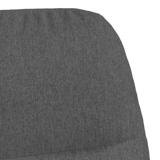 The Living Store Relaxstoel Comfort - Stoelen - 70x77x98 cm - Donkergrijs