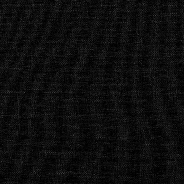 vidaXL Slaapbank 90x200 cm stof zwart