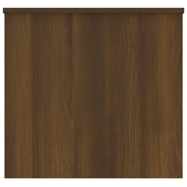 vidaXL Salontafel 102x55,5x52,5 cm bewerkt hout bruin eikenkleur