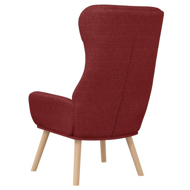 The Living Store Fauteuil Relaxed - Fauteuils - 70 x 77 x 94 cm - Dik gevoerd