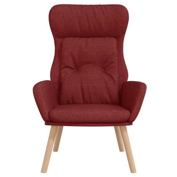 The Living Store Fauteuil Relaxed - Fauteuils - 70 x 77 x 94 cm - Dik gevoerd