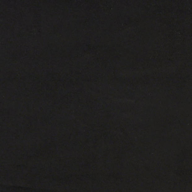 vidaXL Bankje 110,5x45x49 cm fluweel zwart