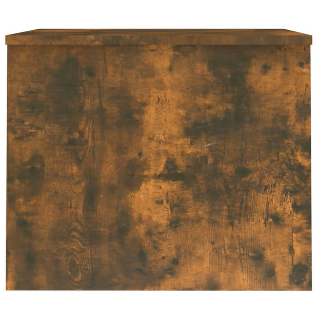 vidaXL Salontafel 80x50,5x41,5 cm bewerkt hout gerookt eikenkleurig
